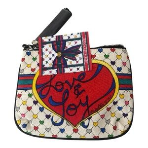 Brighton Holiday Love  & Joy Holiday Gift Pouch & Crossbody Women's Bag NEW